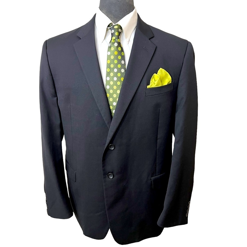 PRONTO UOMO MENS DRESS BLAZER. EXECUTIVE FIT. TWO BUTTON FRONT WOOL☑️